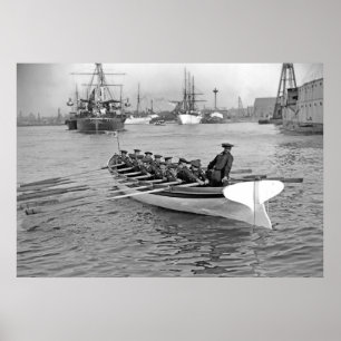 Pôster Grupo do barco