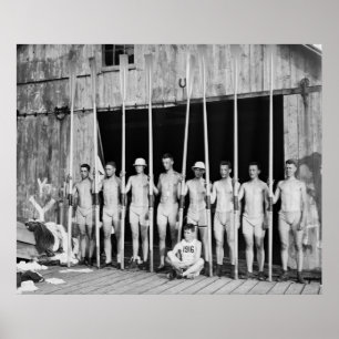 Pôster Grupo do caloiro de Yale: 1916