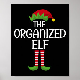 Poster Grupo Elf Correspondendo Ao Xmas Da Família, O Org