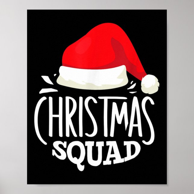Poster Grupo Familiar de Natal Vinculando Pai Natal (Frente)