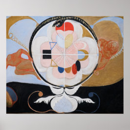 Poster Grupo VI, Evolução Nº 13, Hilma af Klint