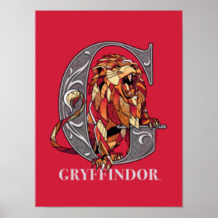Poster GRYFFINDOR™ Crosshatch Emblem