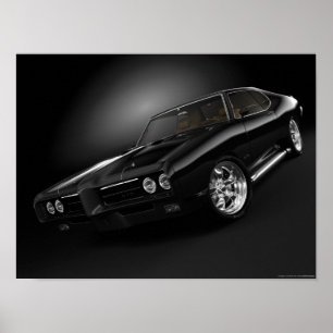 Pôster gto 1969 de pontiac " o juiz" - personalizado