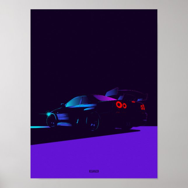 POSTER GTR R34 (Frente)