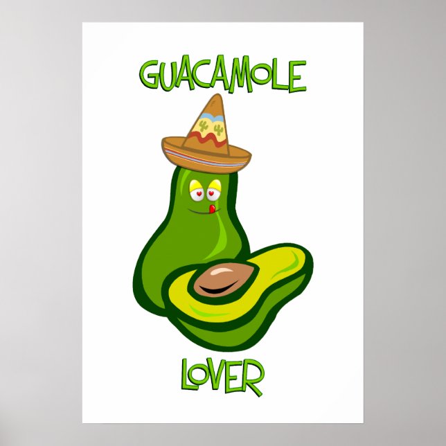 Poster Guacamole Lover (Frente)
