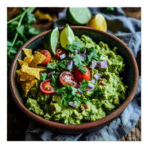 Pôster Guacamole Stock Image