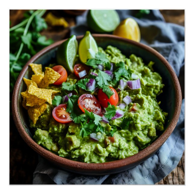 Pôster Guacamole Stock Image (Frente)
