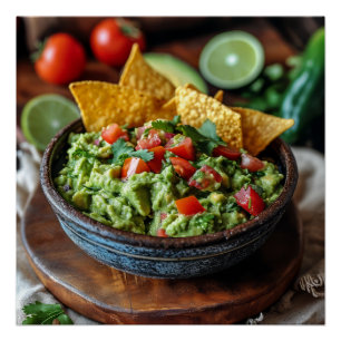 Pôster Guacamole Stock Image