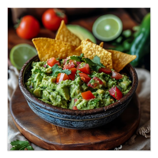 Pôster Guacamole Stock Image (Frente)