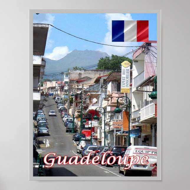 Poster Guadalupe - Bass Terre - (Frente)