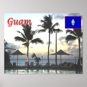 Poster Guam - Sunset -