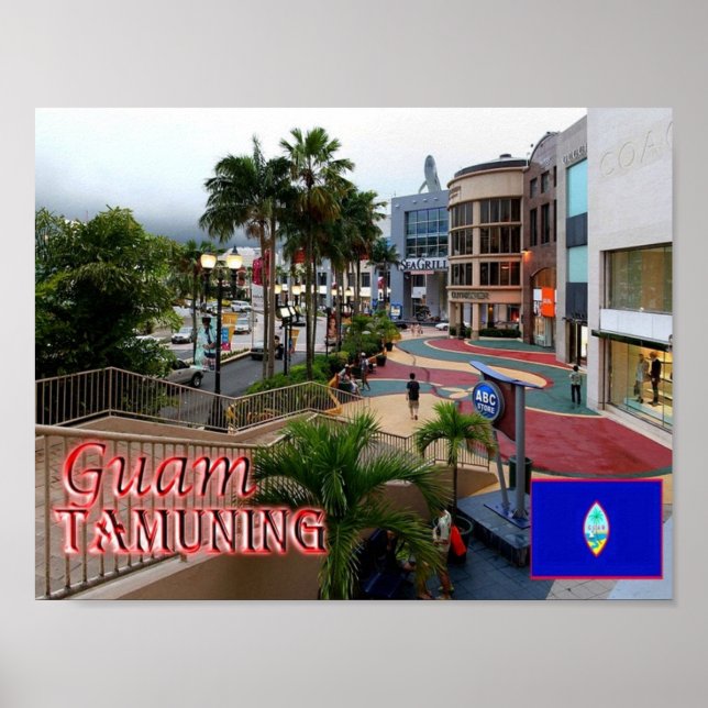 Poster Guam - Tamuning - (Frente)