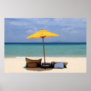 Poster Guarda-chuva amarela