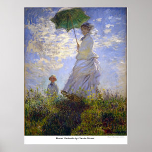 Poster Guarda-chuva de Monet por Claude Monet
