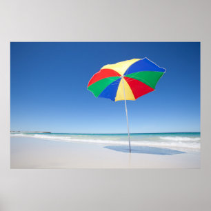 Poster Guarda-chuva na praia Austrália