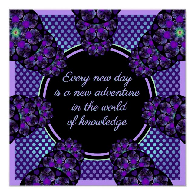 Pôster Guarda-chuva roxo & corações .7 (Frente)