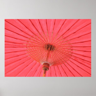 Pôster Guarda-chuva vermelho