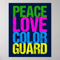 Guarda de cor do Peace Love