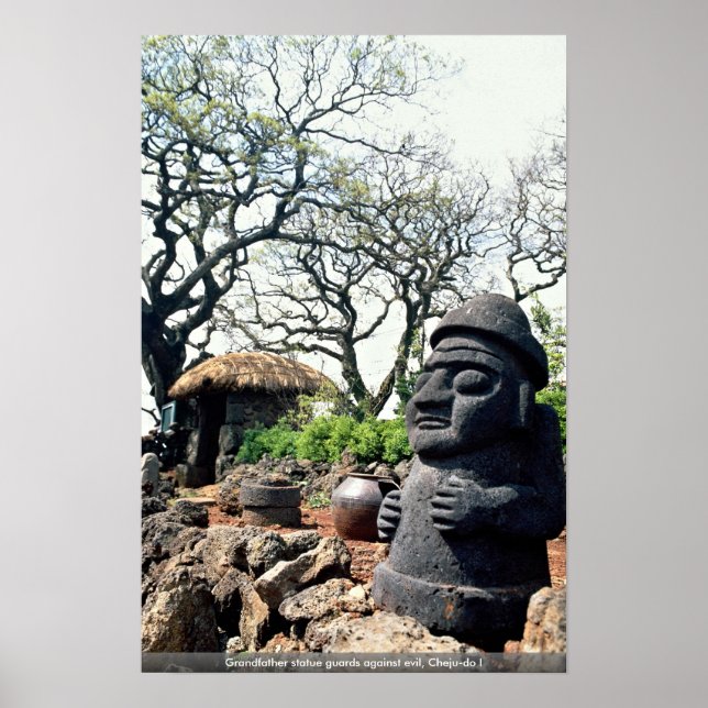 Poster Guarda de estátuas avô contra mau, Cheju-do I (Frente)