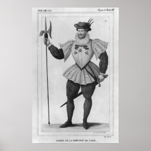 Poster Guarda do provostship de Paris