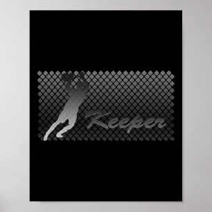 Poster Guarda-redes de futebol Guarda-redes Design de red