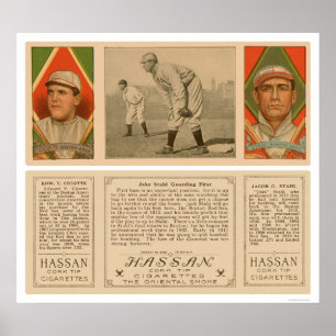 Pôster Guardando o primeiro basebol 1912 de Red Sox