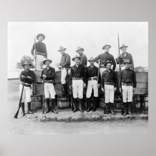 Pôster Guardas do posto avançado, Cavite, Filipinas: 189