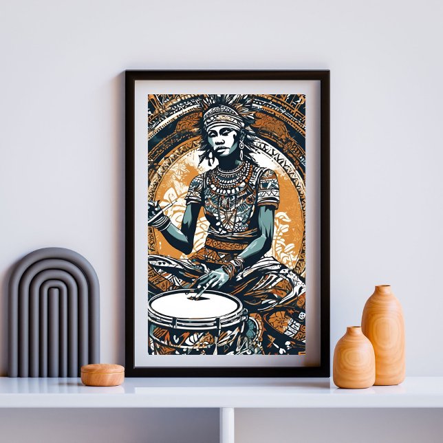 Poster Guardiã do Ritmo Sagrado (Criador carregado)