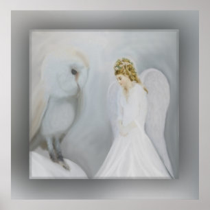 Pôster Guardian Angel and Owl