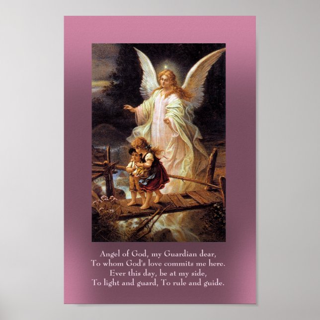 Poster Guardian Angel and Two Children (Frente)