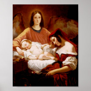 Poster Guardian Angel by Henri Decaisne