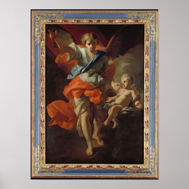 Pôster Guardian Angel, c.1685-94 (Frente)