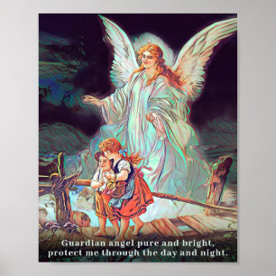 Poster Guardian Angel, Children, Bridge