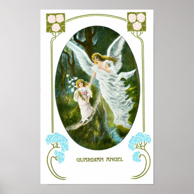 Poster Guardian Angel e garota (Frente)