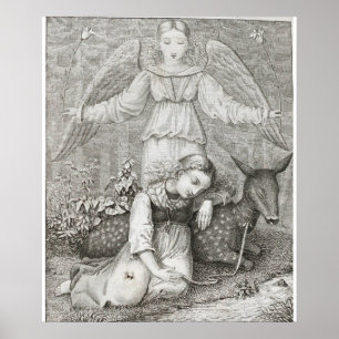 Poster Guardian Angel - Kinder e Hausmärchen - c1819