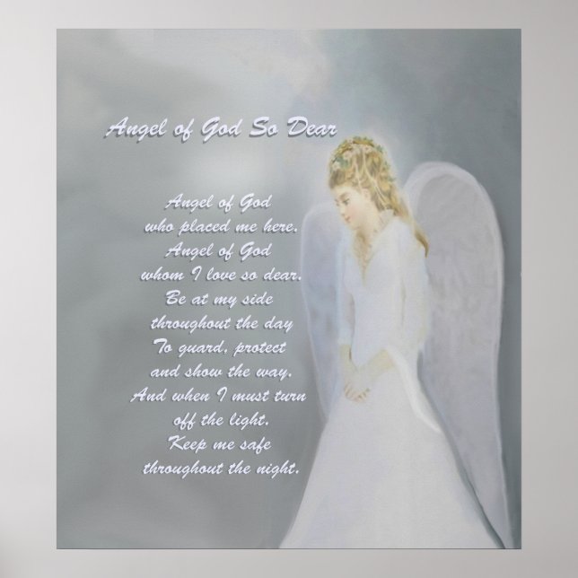 Poster Guardian Angel Prayer (Frente)