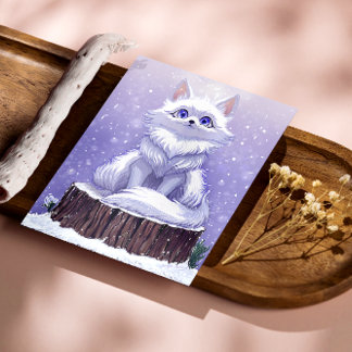 Pôster Guardião do Inverno : Raposa ártica extravagante d