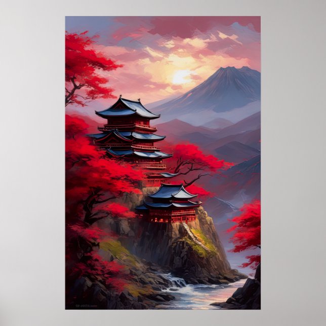 Poster Guardião do Vale, Complexo do Templo (Frente)