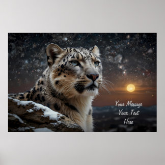 Poster Guardião Leopardo da Neve