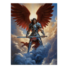 Pôster Guardião Radiante Arcanjo Miguel
