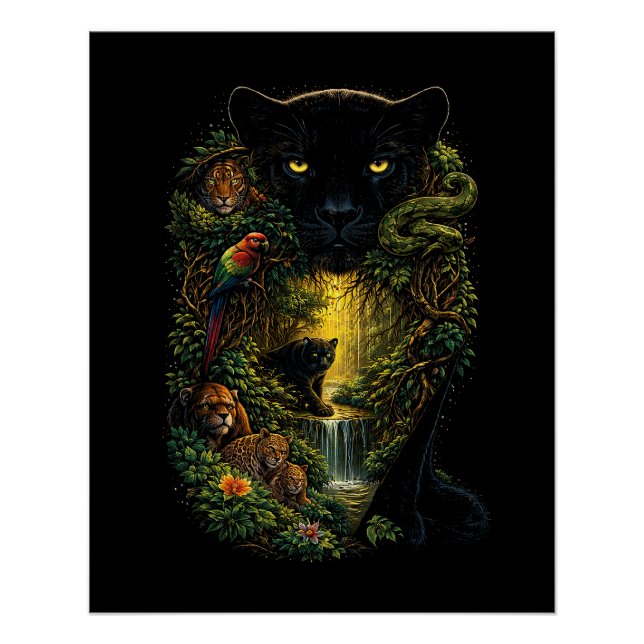 Pôster Guardiões da Natureza Selvagem (Frente)