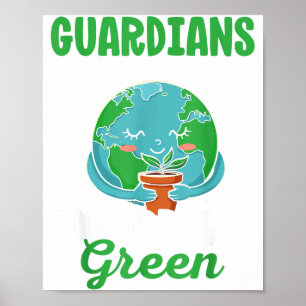 Poster Guardiões do Verde do Amanhã Salvem o Planeta Terr