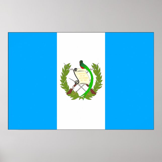 Poster Guatemala Flag (Frente)