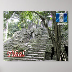 Poster Guatemala - Tikal -