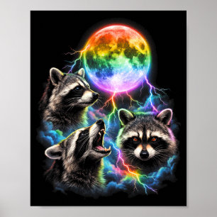 Poster Guaxinim Lgbt cópia bissexual lésbica gay