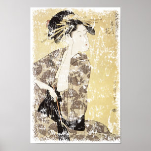 Poster Gueixa japonesa