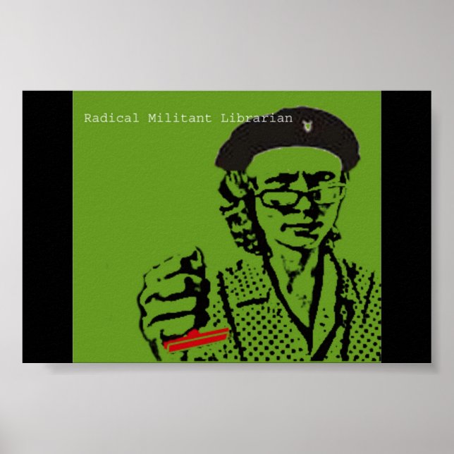 Pôster Guerilla Bibliotecário (Frente)