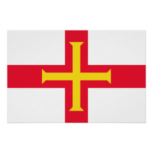 Pôster Guernsey Flag