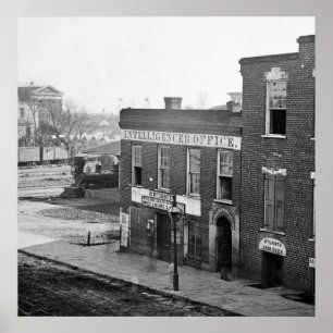 Pôster Guerra Civil em Atlanta, 1864