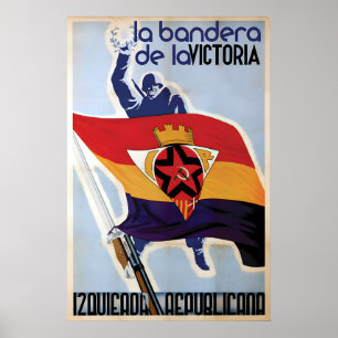 Poster Guerra Civil Espanhola Cartaz da Frente Popular A 